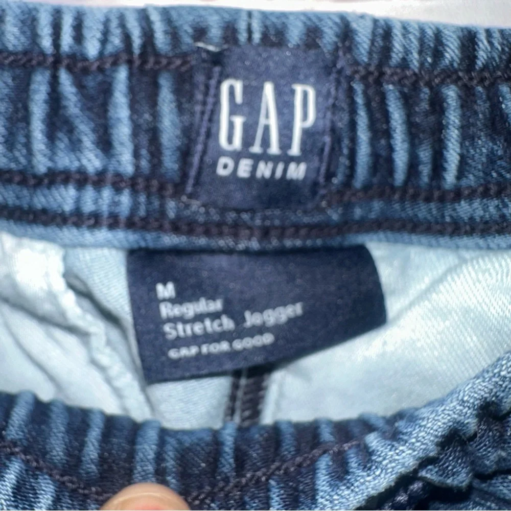 Gap Blue Denim Stretch Jogger Jeans Size Medium